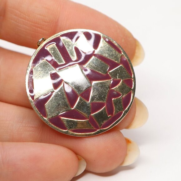 Vintage 1980s Statement Clip Earrings Lot of 4 Pairs Large Disco Retro Glam - Picture 5 of 12